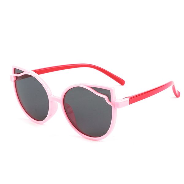 children sun glasses silica gel polarizing sun glasses wild boys frame cute cat's eye multicolor baby cartoon clout goggles, White;black
children sun glasses silica gel polarizing sun glasses wild boys frame cute cat's eye multicolor baby cartoon clout goggles, White;black