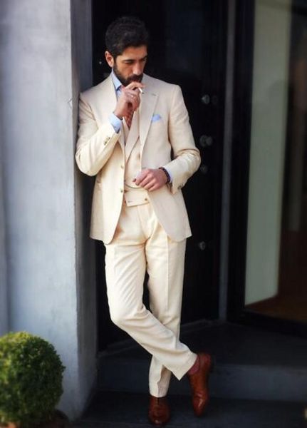 classic design beige groom tuxedos notchl lapel two button groomsmen mens wedding dress excellent man suits(jacket+pants+vest+tie) 358, Black;gray
classic design beige groom tuxedos notchl lapel two button groomsmen mens wedding dress excellent man suits(jacket+pants+vest+tie) 358, Black;gray