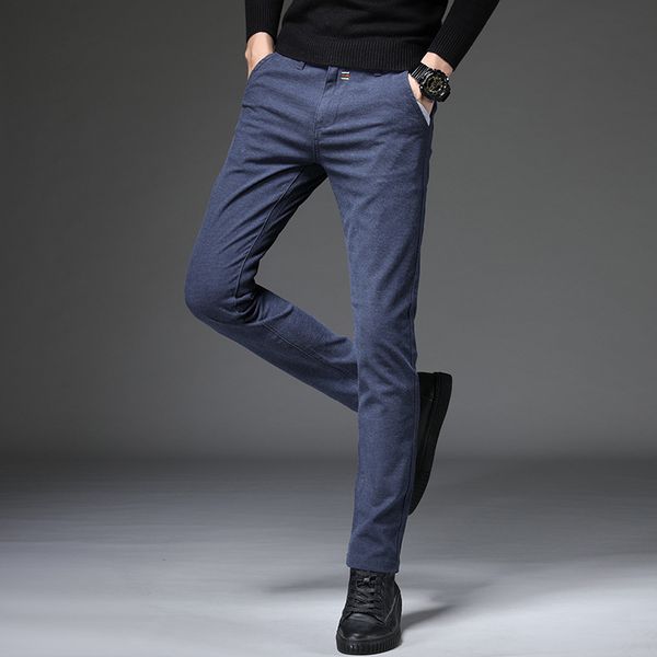 men's pants arrival 2021 clothing spring summer casual solid color male slim fit long trousers straight, Black
men's pants arrival 2021 clothing spring summer casual solid color male slim fit long trousers straight, Black