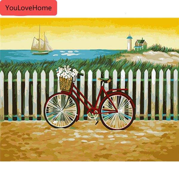 coloring by numbers landscape kits drawing canvas handpainted bicycle pictures painting art gift home decoration
coloring by numbers landscape kits drawing canvas handpainted bicycle pictures painting art gift home decoration