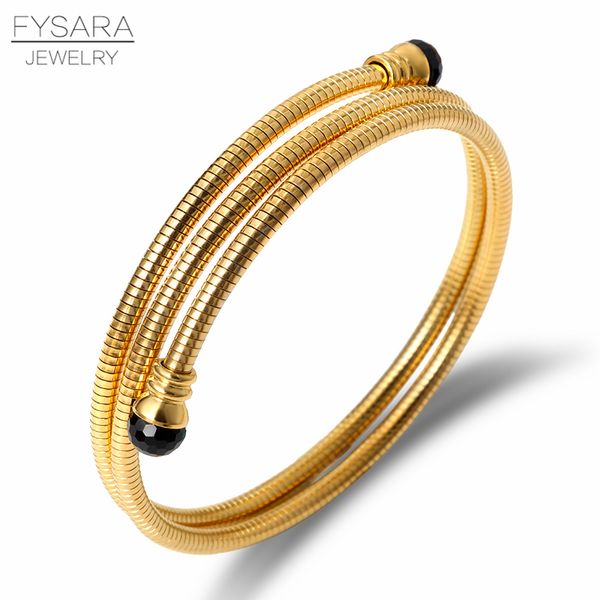 fysara black stone crystals bracelets bangles for women 361l stainless steel cable wire snake cuff bracelets gold charms jewelry
fysara black stone crystals bracelets bangles for women 361l stainless steel cable wire snake cuff bracelets gold charms jewelry