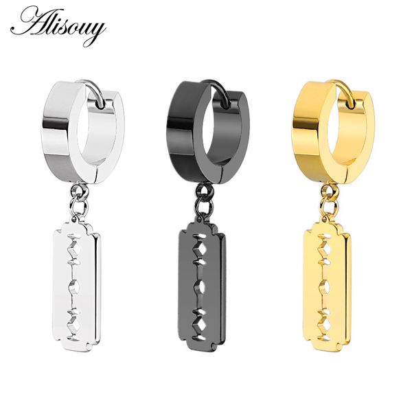 alisouy 2pcs stainless steel razor blade pendant drop earrings women men jewelry punk dangle earrings rock party jewelry, Silver
alisouy 2pcs stainless steel razor blade pendant drop earrings women men jewelry punk dangle earrings rock party jewelry, Silver
