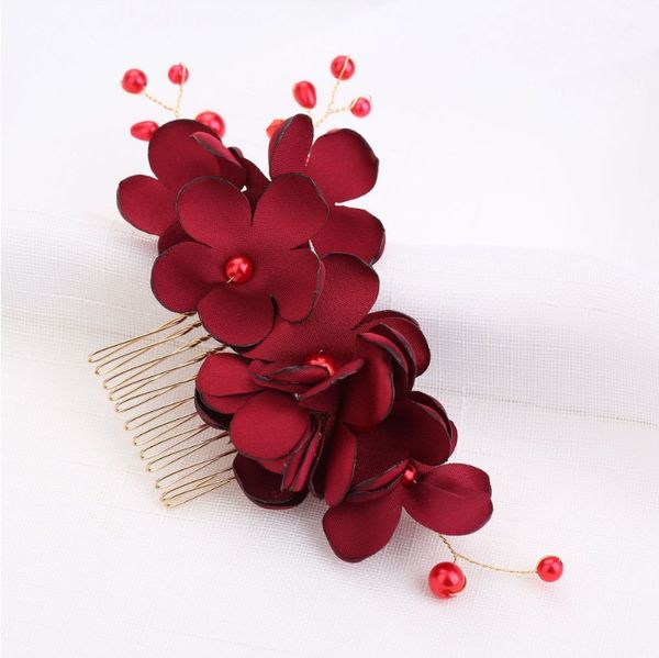 red champagne pink flower hair comb bridesmaid hair clip bridal hairpin wedding prom jewelry for women party hairband gift, Golden;white
red champagne pink flower hair comb bridesmaid hair clip bridal hairpin wedding prom jewelry for women party hairband gift, Golden;white