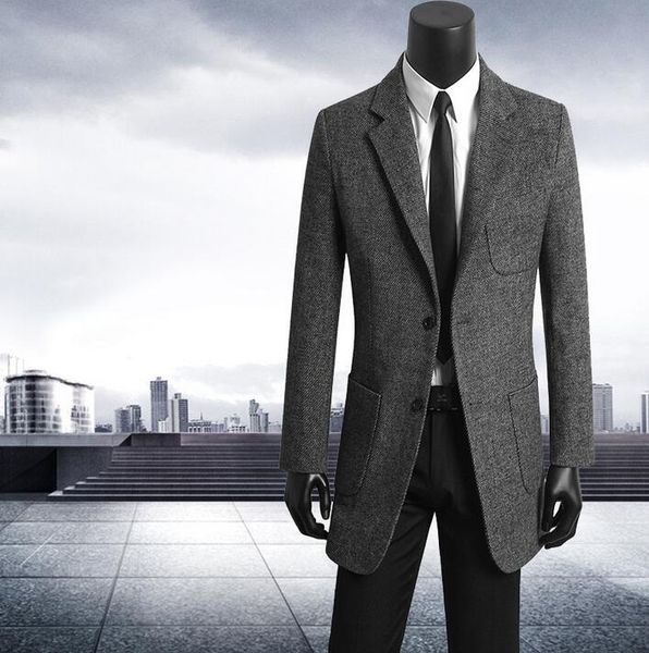 korean men 's clothing young casual suits men trench coat woolen coats mens overcoat abrigos de hombre grey plus size s - 9xl, Black
korean men 's clothing young casual suits men trench coat woolen coats mens overcoat abrigos de hombre grey plus size s - 9xl, Black