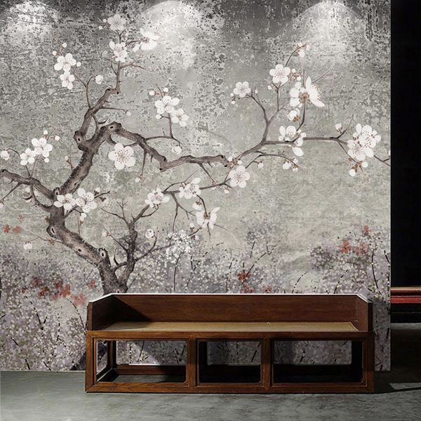 custom 3d p wallpaper retro abstract hand painted plum flowers birds art mural study room bedroom decoration papel de parede
custom 3d p wallpaper retro abstract hand painted plum flowers birds art mural study room bedroom decoration papel de parede