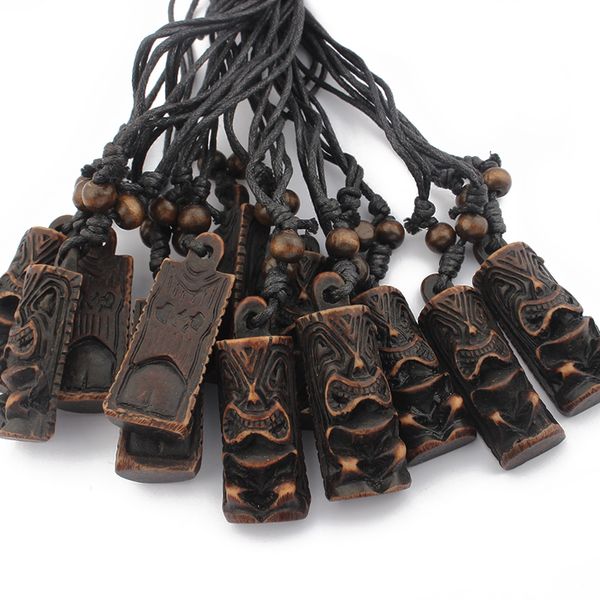 12pcs imitation yak bone necklace tribal tiki man totem zealand maori tiki totem amulet pendant necklace jewelry, Silver
12pcs imitation yak bone necklace tribal tiki man totem zealand maori tiki totem amulet pendant necklace jewelry, Silver