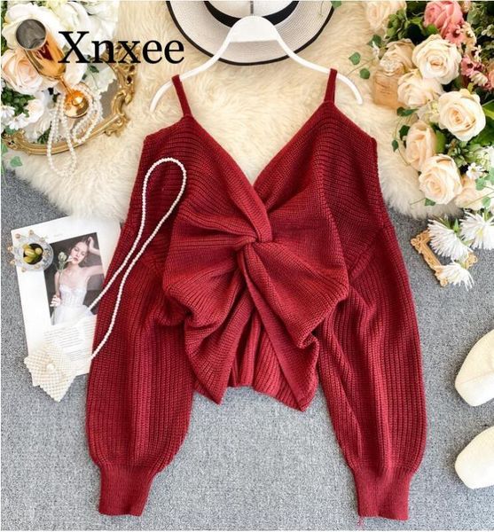 women's sweaters twisted cold shoulder jumper sweater women pullovers winter warm v-neck solid cotton female criss cross, White;black
women's sweaters twisted cold shoulder jumper sweater women pullovers winter warm v-neck solid cotton female criss cross, White;black