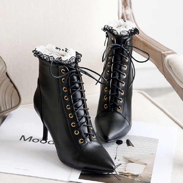 new black winter women boots shoes woman solid zip-up pointed toe high heels female ankle boot shoes women big size 43
new black winter women boots shoes woman solid zip-up pointed toe high heels female ankle boot shoes women big size 43