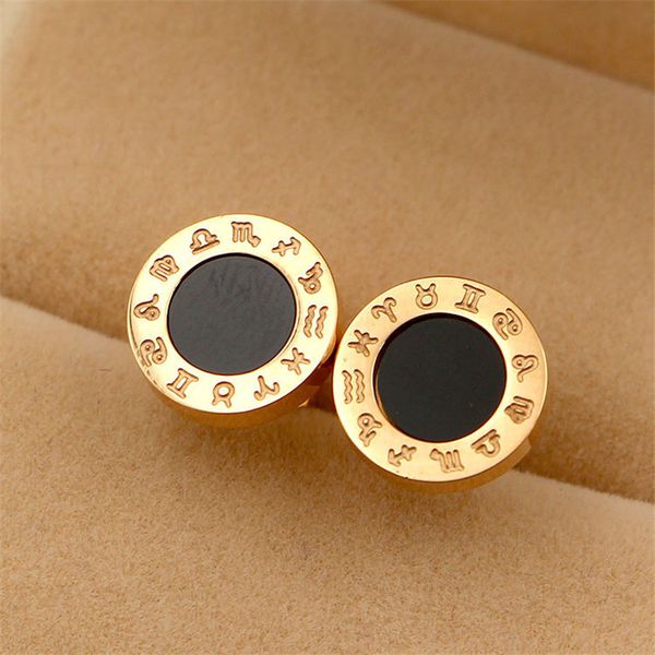 fashion brand jewelry white shell and black enamel constellation stud earring stainless steel luxury jewelry female earring ke08, Golden;silver
fashion brand jewelry white shell and black enamel constellation stud earring stainless steel luxury jewelry female earring ke08, Golden;silver
