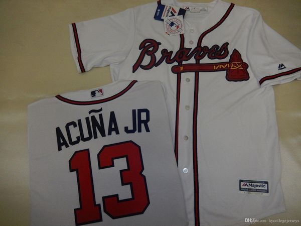 majestic atlanta #13 ronald acuna jr baseball cool base jersey new white, Black;blue
majestic atlanta #13 ronald acuna jr baseball cool base jersey new white, Black;blue