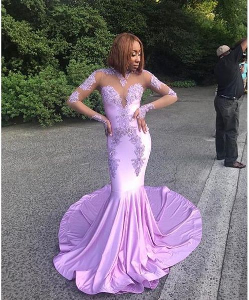 pretty lilac mermaid prom dresses evening gowns for black girls long poet sleeves lace applique hollow back formal pageant dress gowns cheap
pretty lilac mermaid prom dresses evening gowns for black girls long poet sleeves lace applique hollow back formal pageant dress gowns cheap