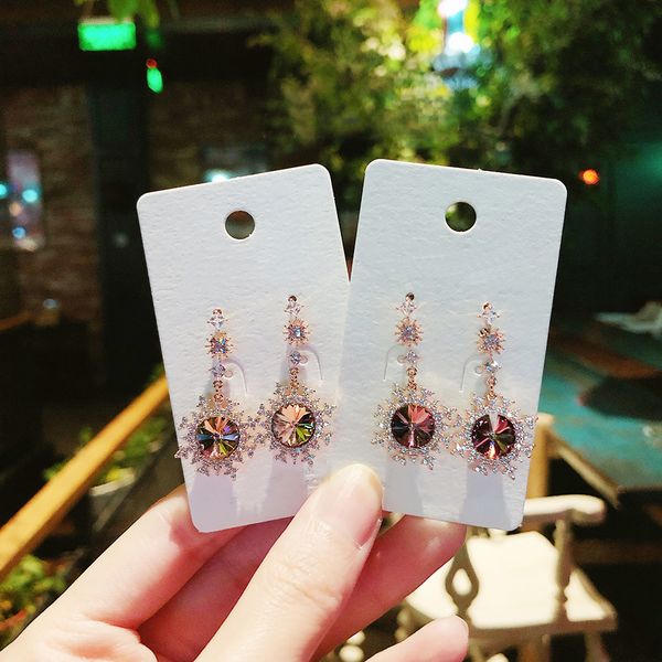 mengjiqiao korean new shiny rhineston round drop earrings for women fashion crystal brincos cute gift party jewelry, Silver
mengjiqiao korean new shiny rhineston round drop earrings for women fashion crystal brincos cute gift party jewelry, Silver