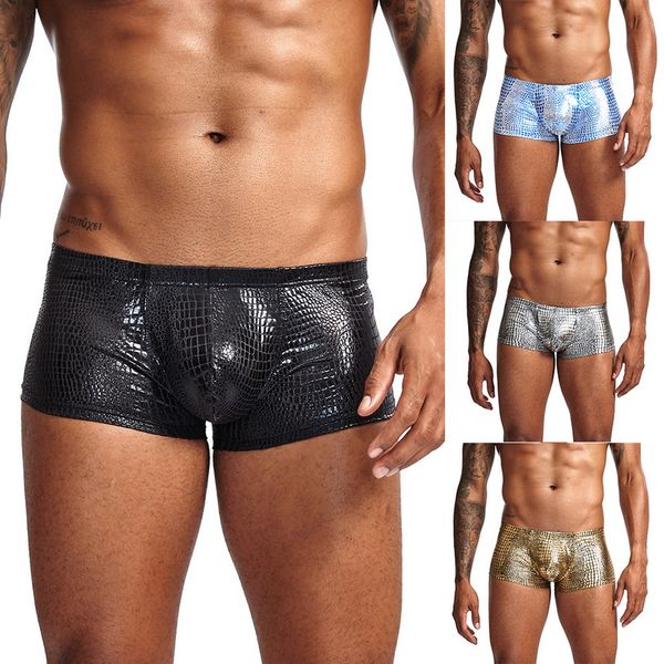 dihope boxer mens snake skin leather underwear men shorts men u convex low waist male underpants ropa interior hombre, Black;white
dihope boxer mens snake skin leather underwear men shorts men u convex low waist male underpants ropa interior hombre, Black;white