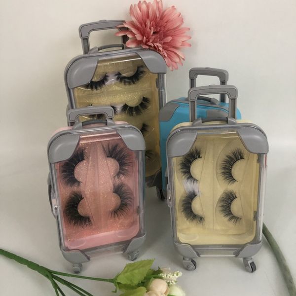 wholesale empty eyelash package new arrival luggage lashes suitcase luxury mink lashes fluffy and curly lash boxes packaging
wholesale empty eyelash package new arrival luggage lashes suitcase luxury mink lashes fluffy and curly lash boxes packaging