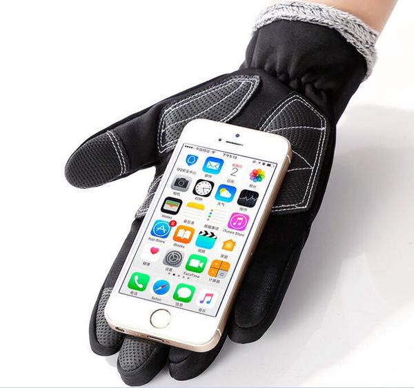 discount 2020 sport men women thickening touch screen gloves cold proof fleece thickened winter riding warm waterproof training yakuda thick, Black 
discount 2020 sport men women thickening touch screen gloves cold proof fleece thickened winter riding warm waterproof training yakuda thick, Black