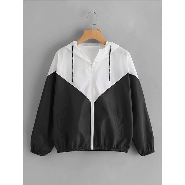 women fashion sports coat casual loose autumn zipper jacket sports hoodie size s-xl, Black;brown
women fashion sports coat casual loose autumn zipper jacket sports hoodie size s-xl, Black;brown