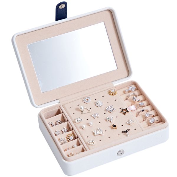 pu jewelry box magnetic buck браслет серьга ожерелье кольцо украшение чехол для хранения ларец кабинет портативный с зеркалом, Pink;blue
pu jewelry box magnetic buck браслет серьга ожерелье кольцо украшение чехол для хранения ларец кабинет портативный с зеркалом, Pink;blue