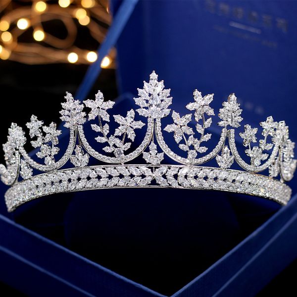 luxury micro zircon crown princess crowns and tiaras bride marry headband crown wedding dress accessories women diadem, Golden;white
luxury micro zircon crown princess crowns and tiaras bride marry headband crown wedding dress accessories women diadem, Golden;white
