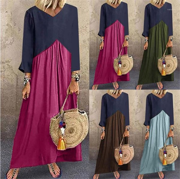 spring autumn long sleeve loose ladies dresses casual a line womens dresses patchwork color designer womens dresses, Black;gray
spring autumn long sleeve loose ladies dresses casual a line womens dresses patchwork color designer womens dresses, Black;gray
