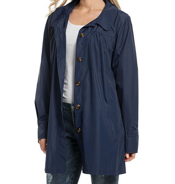 fall women long sleeve turn-down rain coat collar long waterproof jacket lightweight casual plus size jacket, Tan;black
fall women long sleeve turn-down rain coat collar long waterproof jacket lightweight casual plus size jacket, Tan;black