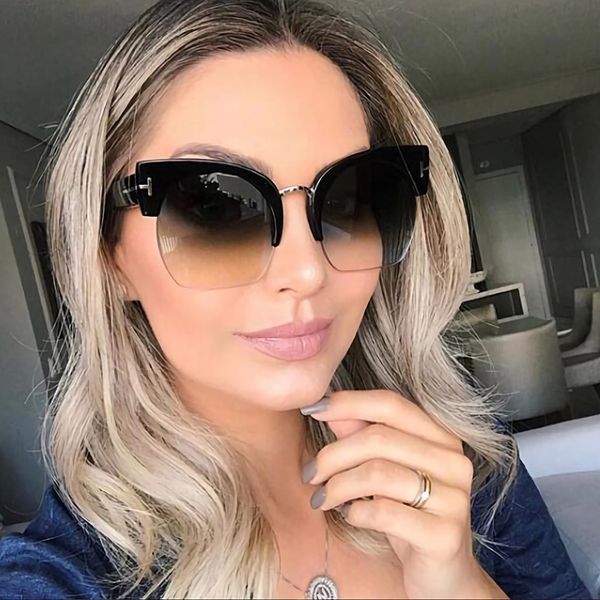 rfolve vintage cat eye sunglasses women brand fashion half frame sun glasses travel anti-uv goggles ladies shades gafas r107, White;black
rfolve vintage cat eye sunglasses women brand fashion half frame sun glasses travel anti-uv goggles ladies shades gafas r107, White;black