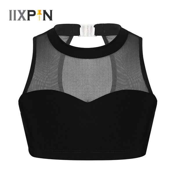 ballet girls crop mock neck stretch mesh splice sweetheart chest tanks bra for ballet dance stage performance workout, Black;red
ballet girls crop mock neck stretch mesh splice sweetheart chest tanks bra for ballet dance stage performance workout, Black;red