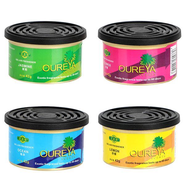 car air freshener auto decor 4 scent indoor deodorant home bathroom decoration 42g car-styling fragrance diffuser solid perfume
car air freshener auto decor 4 scent indoor deodorant home bathroom decoration 42g car-styling fragrance diffuser solid perfume