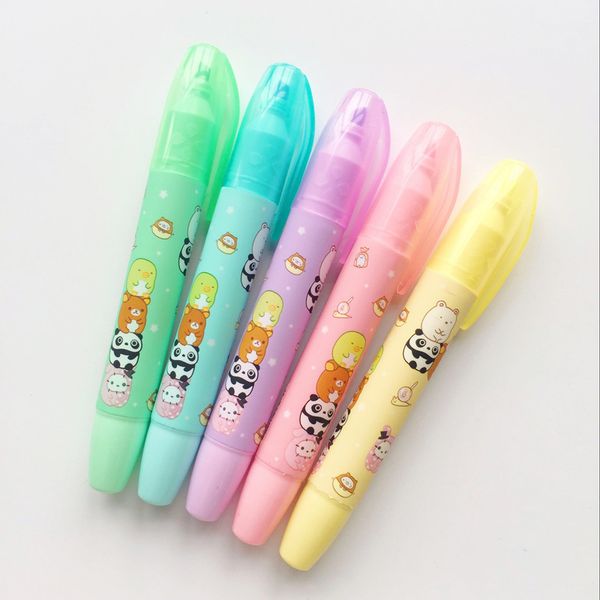 5 pcs/pack cartoon panda highlighter pen cute animal 5 colors drawing marker pens stationery material writing school supplies, Black;red
5 pcs/pack cartoon panda highlighter pen cute animal 5 colors drawing marker pens stationery material writing school supplies, Black;red