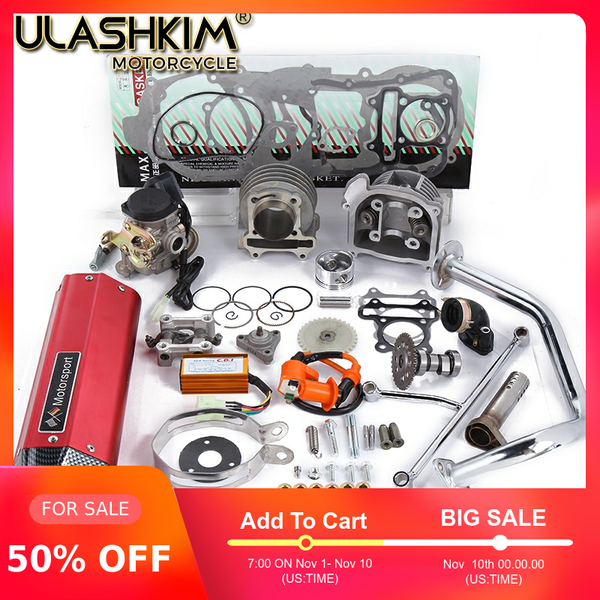 gy6 50 80 upgrade 100 cc 137qma qmb139 4 stroke cylinder kit head racing exhaust camshaft rollers oil gear arms assemly
gy6 50 80 upgrade 100 cc 137qma qmb139 4 stroke cylinder kit head racing exhaust camshaft rollers oil gear arms assemly