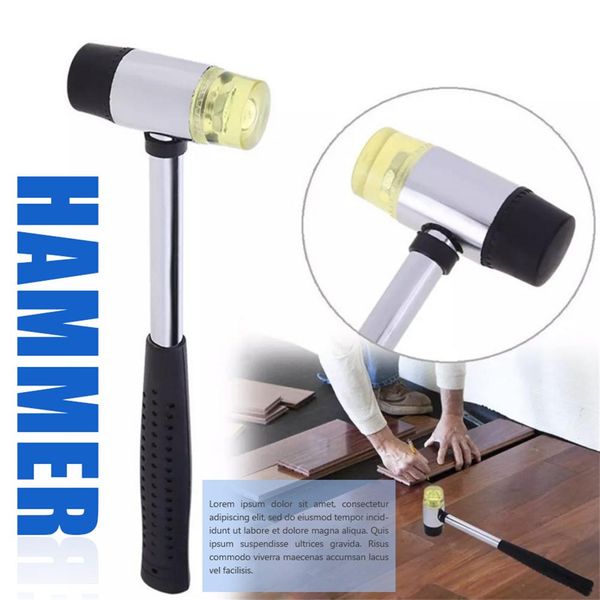 multi purpose hand tools - double - sided soft rubber hammer for hard plastic non sliding plastic grips mounting hammer
multi purpose hand tools - double - sided soft rubber hammer for hard plastic non sliding plastic grips mounting hammer