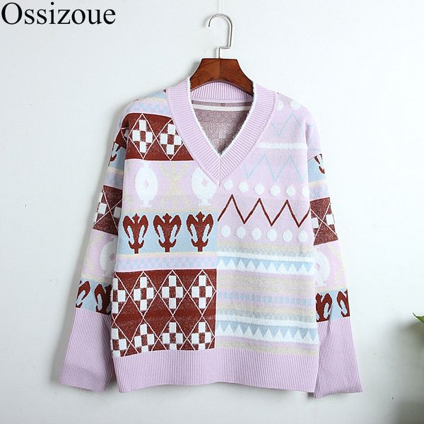 runway designer 2019 autumn women pullover winter v-neck korean short casual knitted patchwork sweater loose female pull femme, White;black
runway designer 2019 autumn women pullover winter v-neck korean short casual knitted patchwork sweater loose female pull femme, White;black