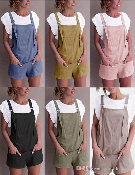 womens summer designer solid color jumpsuits one piece short pants button female fashion clothing sport style casual apparel, Black;white
womens summer designer solid color jumpsuits one piece short pants button female fashion clothing sport style casual apparel, Black;white