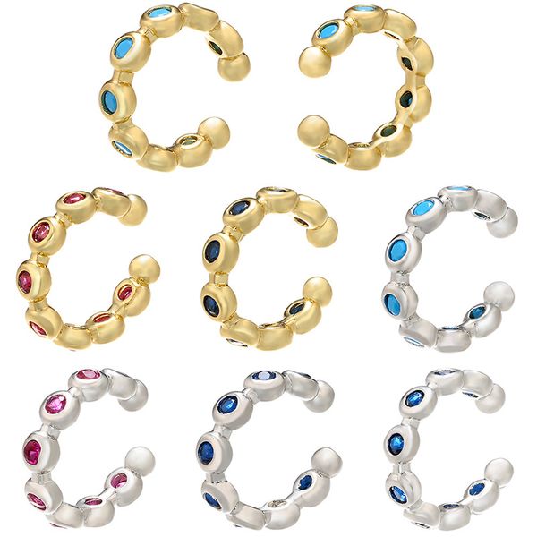 single one ear clip on earrings cuff rainbow cubic zircon gold color small earring trendy jewelry aretes non pierced earrings cz, Silver
single one ear clip on earrings cuff rainbow cubic zircon gold color small earring trendy jewelry aretes non pierced earrings cz, Silver