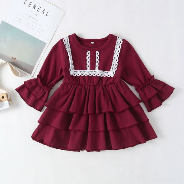 solid flare long sleeve newborn baby girl dress autumn spring infant kids girl vestidos dresses, White
solid flare long sleeve newborn baby girl dress autumn spring infant kids girl vestidos dresses, White