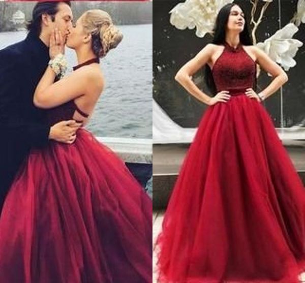 burgundy velvet tulle evening prom dresses high halter sashes draped open back evening gown prom dress sweet 16 girls 15 long party vestiod, Black
burgundy velvet tulle evening prom dresses high halter sashes draped open back evening gown prom dress sweet 16 girls 15 long party vestiod, Black