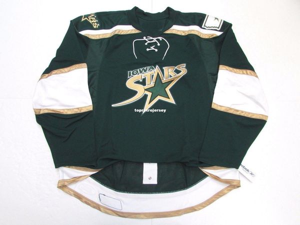 custom iowa stars ahl green jersey stitch add any number any name mens hockey jersey xs-6xl, Black;red
custom iowa stars ahl green jersey stitch add any number any name mens hockey jersey xs-6xl, Black;red