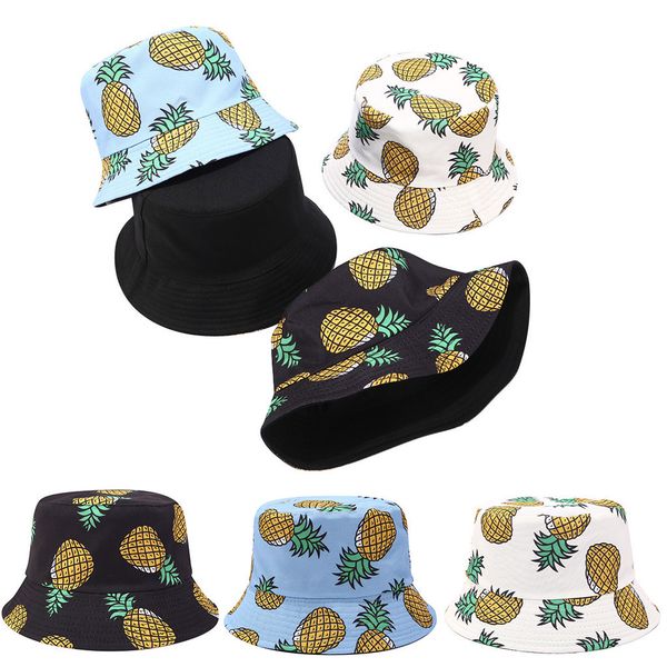 men women printing pineapple double-sided bucket hat hip hop hat summer beach travel folding basin visor fisherman hat#4, Black;white
men women printing pineapple double-sided bucket hat hip hop hat summer beach travel folding basin visor fisherman hat#4, Black;white