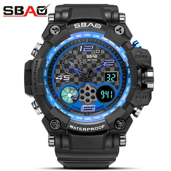 brand fashion men sports watches dual display led digital wristwatches camouflage waterproof watch clock male 2019, Slivery;brown
brand fashion men sports watches dual display led digital wristwatches camouflage waterproof watch clock male 2019, Slivery;brown