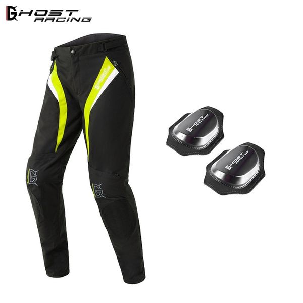 

ghost racing racing slider pants knee protector block motorcycle motocross motobike kneepads riding leg armor knee protection