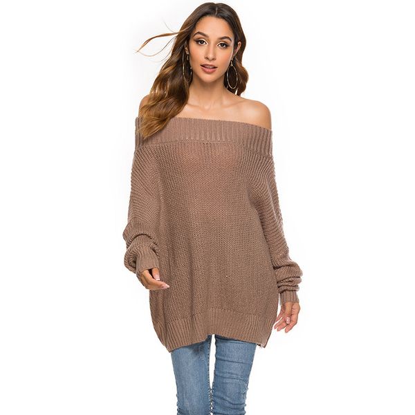 2019 one word lead bat sleeve sweater woman strapless knitting unlined upper garment easy jacket woman, White;black
2019 one word lead bat sleeve sweater woman strapless knitting unlined upper garment easy jacket woman, White;black
