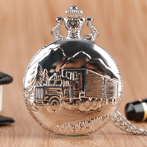 silver train front locomotive lorry carving pocket watch simple truck car pattern slim necklace chain quartz clock, Slivery;golden
silver train front locomotive lorry carving pocket watch simple truck car pattern slim necklace chain quartz clock, Slivery;golden