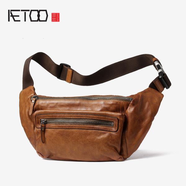 aetoo chest bag, men's leather retro bag, male head layer leather large-capacity men's multi-functional oblique bag
aetoo chest bag, men's leather retro bag, male head layer leather large-capacity men's multi-functional oblique bag