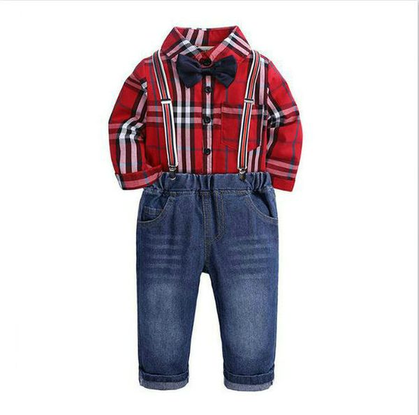 Toddler Kid Baby Boys Clothes Sets Gentleman Striped Long Sleeve Shirt T-shirt Top Bib Pants Overall Clothes Outfit, Red
Toddler Kid Baby Boys Clothes Sets Gentleman Striped Long Sleeve Shirt T-shirt Top Bib Pants Overall Clothes Outfit, Red