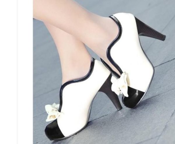 2019 women's boots in winter with new style high heel fine heel round head bowknot @1013, Black
2019 women's boots in winter with new style high heel fine heel round head bowknot @1013, Black
