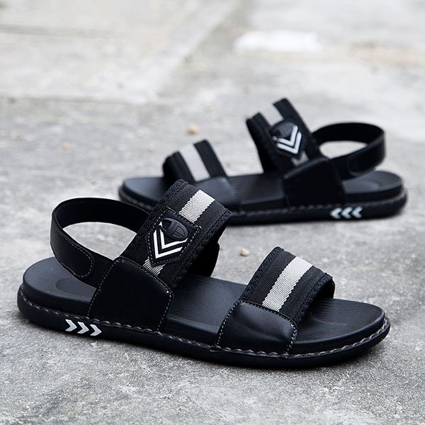 2019 new sandals summer non-slip wear-resistant fashion outdoor wear trend korean beach shoes men summer sandals, Black
2019 new sandals summer non-slip wear-resistant fashion outdoor wear trend korean beach shoes men summer sandals, Black