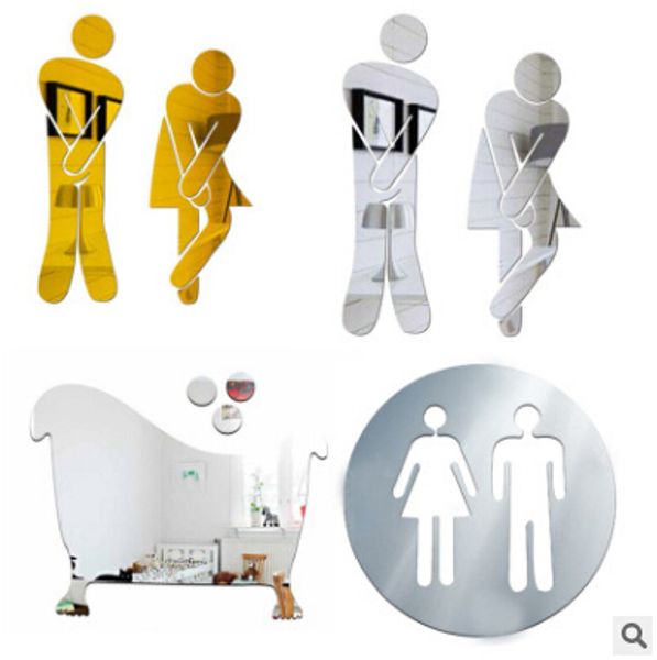 acrylic bathroom wall sticker women men toilet sign mirror stickers creative removable 3d sticker washroom door sign decal
acrylic bathroom wall sticker women men toilet sign mirror stickers creative removable 3d sticker washroom door sign decal