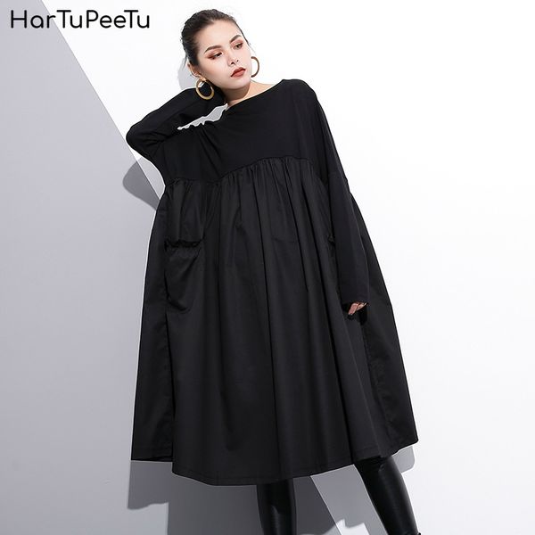 black midi dress 2020 women summer dresses plus size patchwork pockets long sleeve basic loose casual vestidos mujer elegantes, Black;gray
black midi dress 2020 women summer dresses plus size patchwork pockets long sleeve basic loose casual vestidos mujer elegantes, Black;gray
