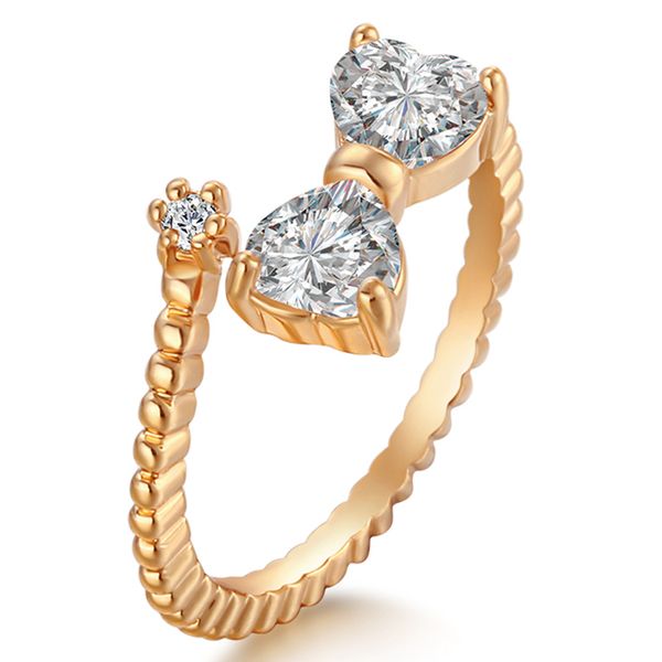 elegant bowknot white zircon gold color ring for women us# size 6 / 7 / 8 9 m03-j1583, Silver
elegant bowknot white zircon gold color ring for women us# size 6 / 7 / 8 9 m03-j1583, Silver