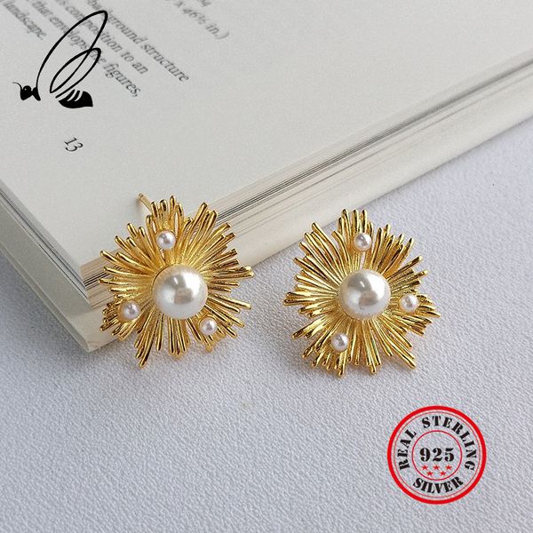 925 sterling silver pearl earing cute boucle d'oreille femme 2019 accessory jewellery stud kolczyki korean female earrings woman, Golden;silver
925 sterling silver pearl earing cute boucle d'oreille femme 2019 accessory jewellery stud kolczyki korean female earrings woman, Golden;silver