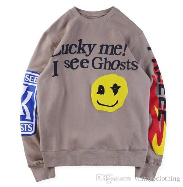kanye west kids see ghosts i feel ghosts printed pullover mens womens casual sweatshirts white khaki hip hop designer pullover, Black
kanye west kids see ghosts i feel ghosts printed pullover mens womens casual sweatshirts white khaki hip hop designer pullover, Black